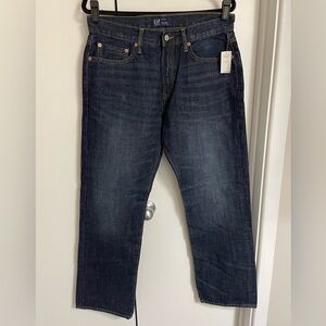 Men's Gap Dark Wash Jeans. New With Tags, Waist 31, Inseam 32. 100% Cotton.